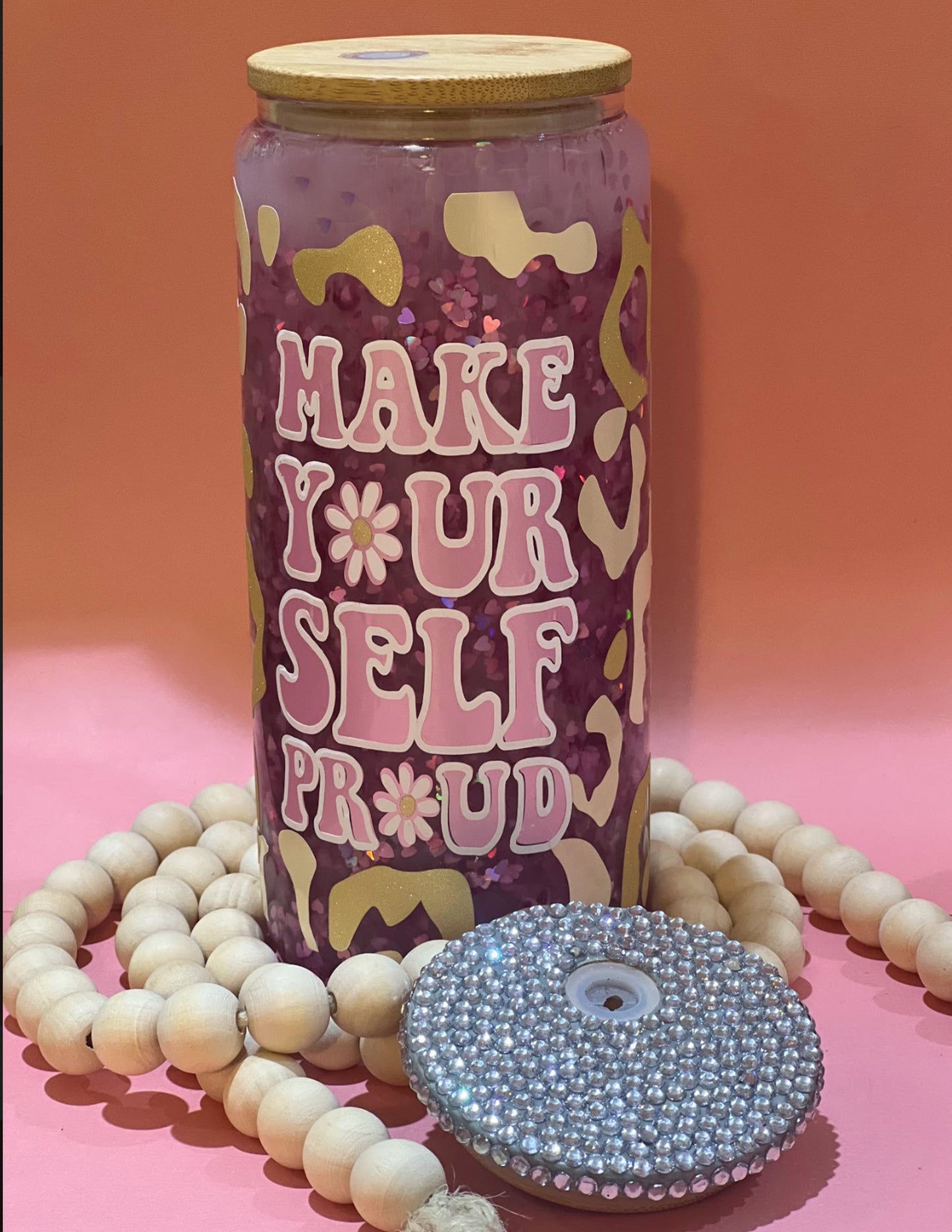 Make Your Self Proud Snow Globe Soda Can