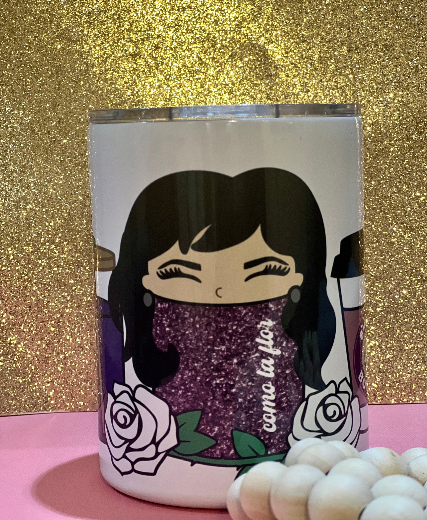 Como la flor Mini Tumbler